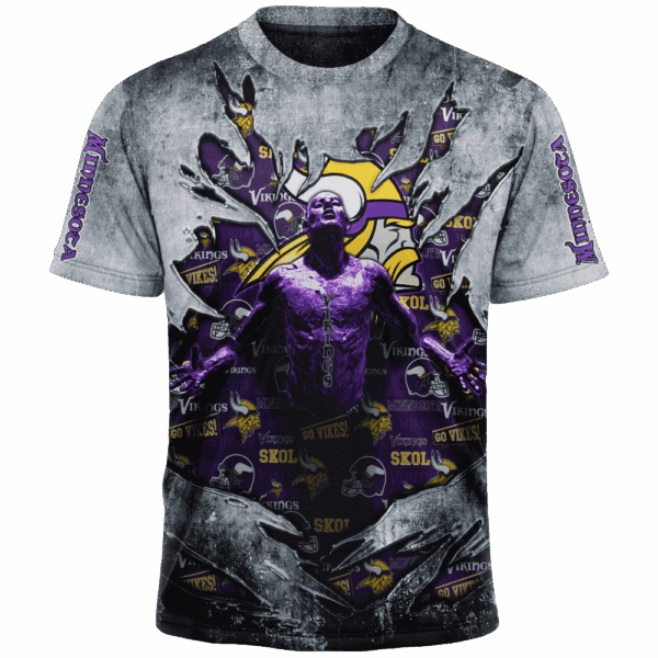 Vikings Faricmetall Jersey Limited Edition Hoodie T-shirt Sweatshirt All Merchandise - Image 5