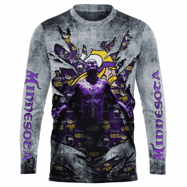 Vikings Faricmetall Jersey Limited Edition Hoodie T-shirt Sweatshirt All Merchandise - Image 7