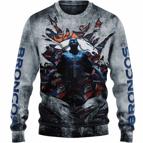 Broncos Faricmetall Jersey Limited Edition Hoodie T-shirt Sweatshirt All Merchandise - Image 2