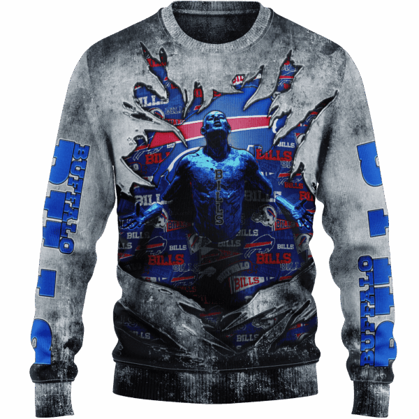 Bills Faricmetall Jersey Limited Edition Hoodie T-shirt Sweatshirt All Merchandise - Image 2