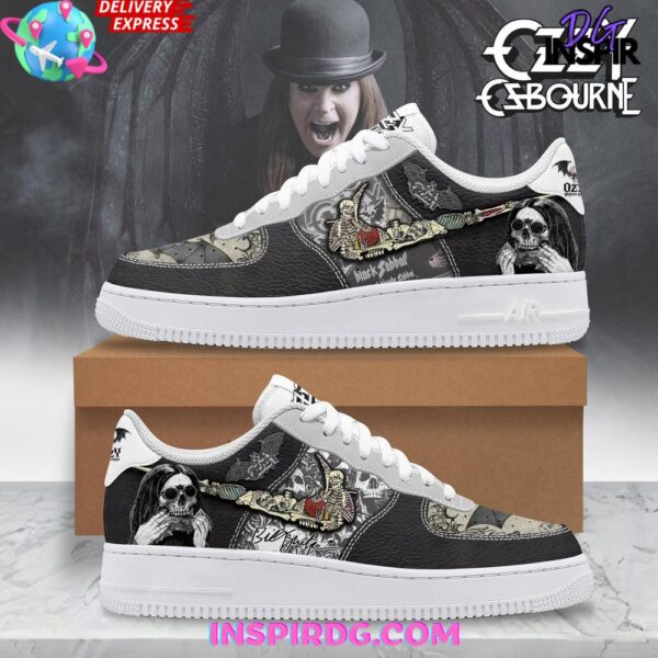 Ozzy Osbourne x Black Sabbath Limited Edition Air Force 1 Sneakers