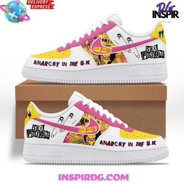 Sex Pistols Anarchy In The U.K Special Air Force 1 Sneakers - Image 2