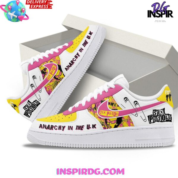 Sex Pistols Anarchy In The U.K Special Air Force 1 Sneakers - Image 3