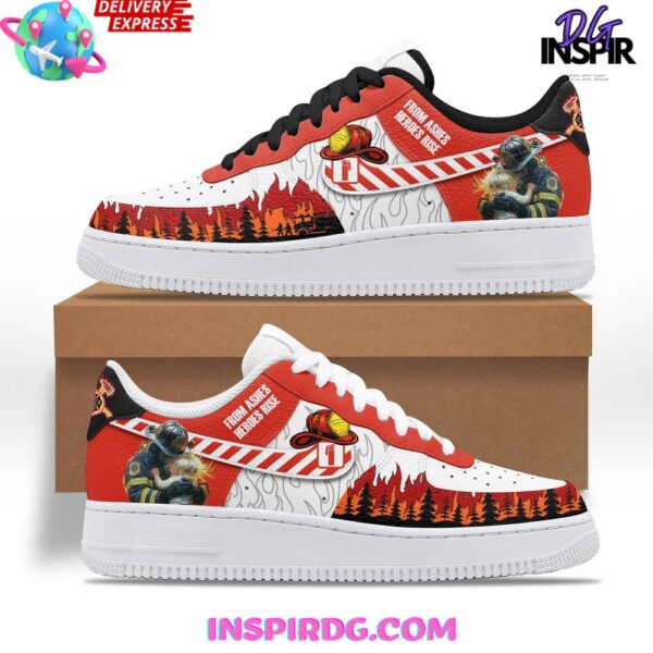 Firefighter Limited Edition Air Force 1 Sneakers - Image 2