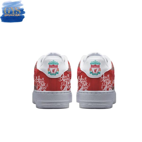 Liverpool FC YNWA Limited Edition Air Force 1 Sneakers - Image 3