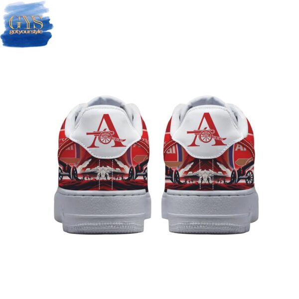 Arsenal The Gunners Limited Edition Air Force 1 Sneakers - Image 3