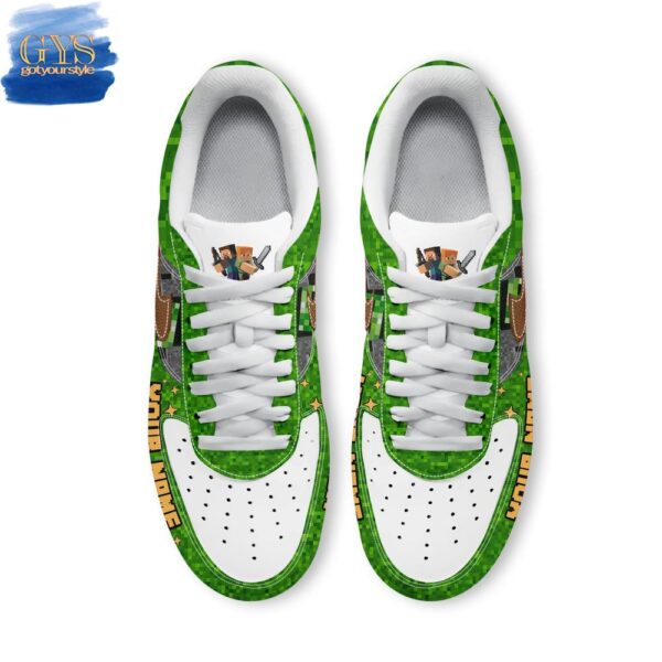 Chicken Jockey Minecraft Limited Edition Air Force 1 Sneakers - Image 3