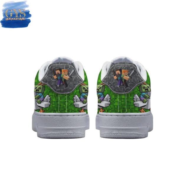 Chicken Jockey Minecraft Limited Edition Air Force 1 Sneakers - Image 4