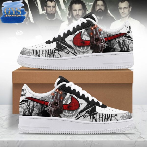 In Flames We Trust Limited Edition Air Force 1 Sneakers