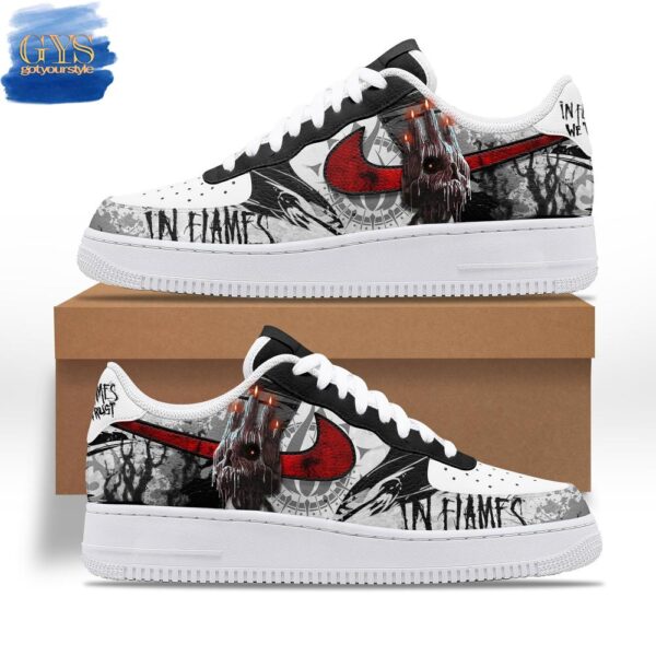 In Flames We Trust Limited Edition Air Force 1 Sneakers - Image 2