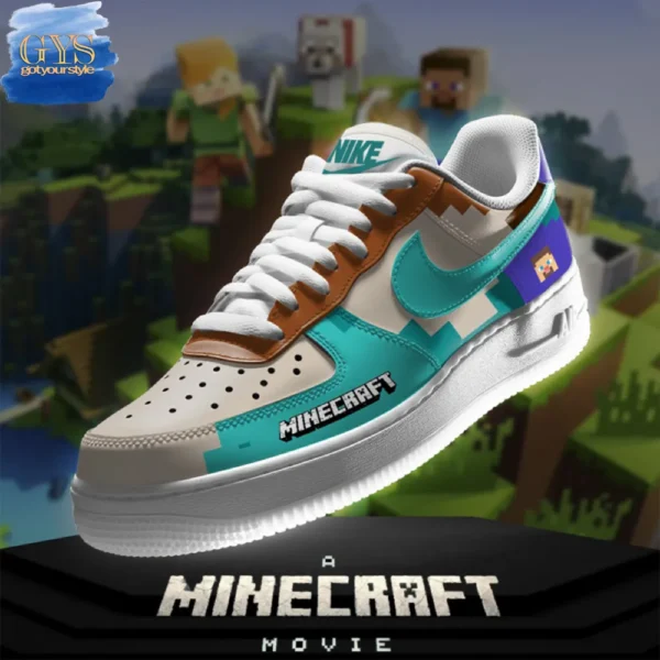 A Minecraft Movie Limited Edition Air Force 1 Sneakers