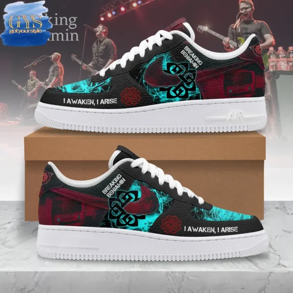 Breaking Benjamin I Awaken I Rise Air Force 1 Sneakers