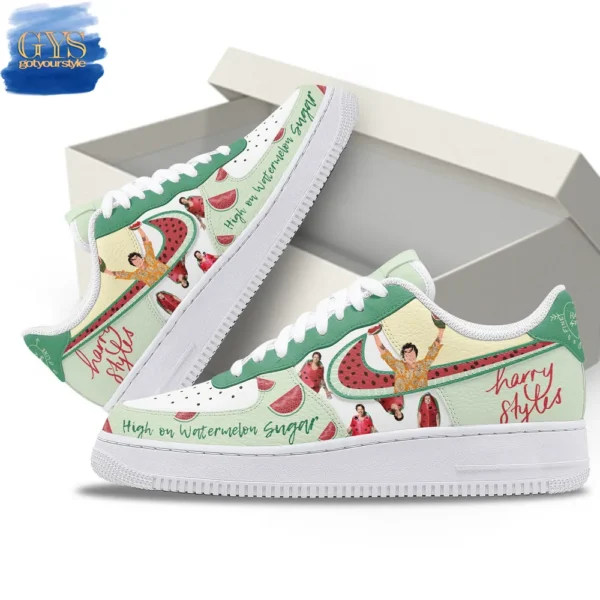 Harry Styles High On Watermelon Sugar Air Force 1 Sneakers - Image 2