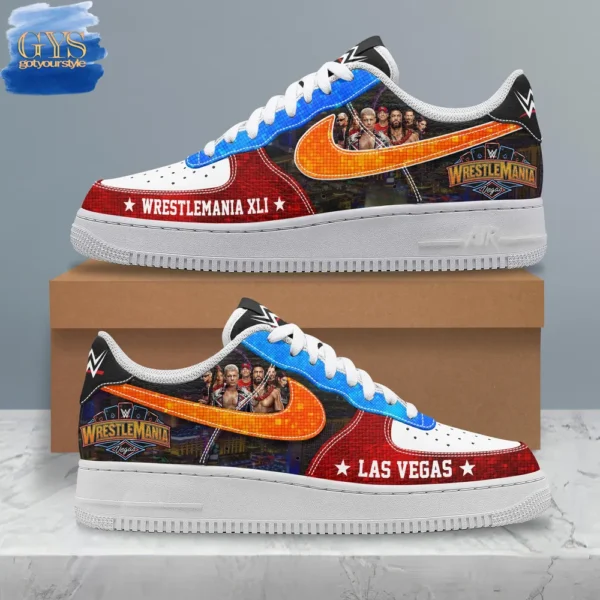 WWE WRESTLEMANIA 41 Limited Edition Air Force 1 Sneakers - Image 2