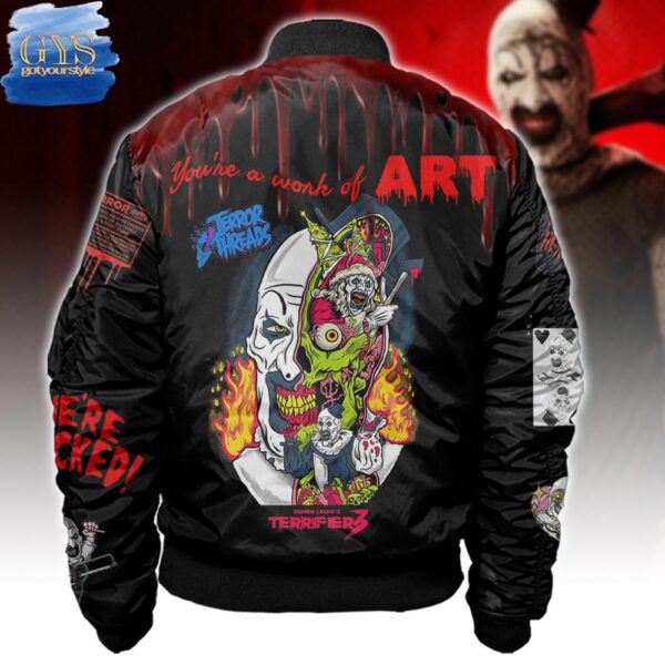 Terrifier Happy Halloween Limited Edition Bomber Jacket - Image 2