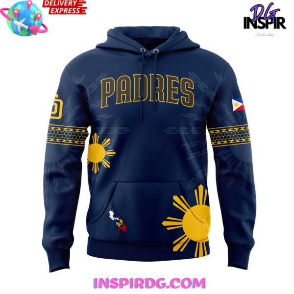 San Diego Padres Filipino Heritage Night 2025 Edition Hoodie Hoodie T-shirt Sweatshirt All Merchandise - Image 2