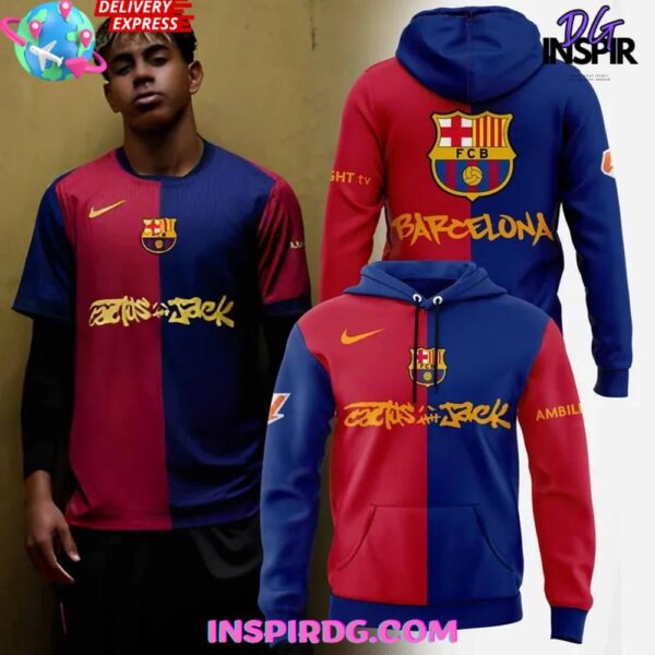 Travis Scott Brings Cactus Jack x FC Barcelona 2025 Hoodie Hoodie T-shirt Sweatshirt All Merchandise