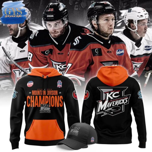 Kansas City Mavericks Back to Back Mountain Division Champions Hoodie Hoodie T-shirt Sweatshirt All Merchandise