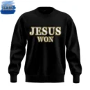 LSU Tigers JESUS WON Limited Edition Black Sweatshirt