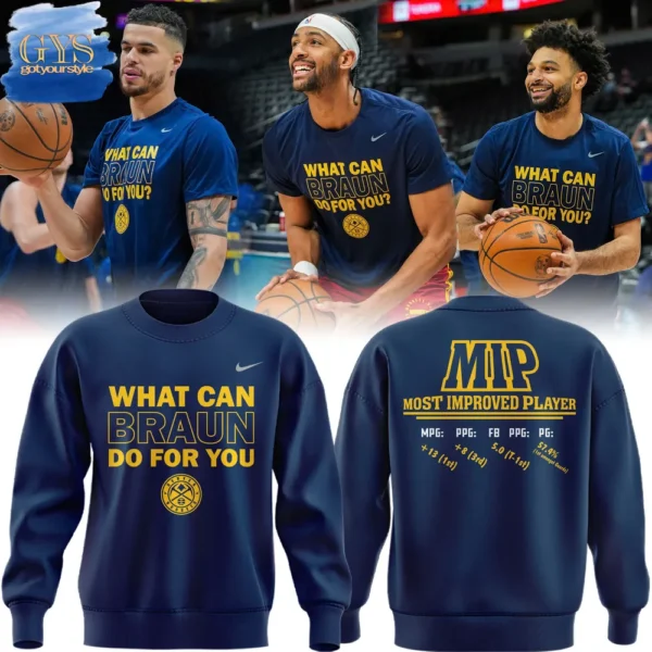 Christian Braun MIP Denver Nuggets Limited Edition Sweatshirt