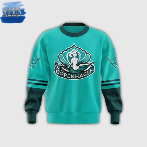 Copenhagen Mermaids NHL Uniform Limited Edition Sweatshirt - Image 2
