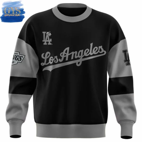 Los Angeles Kings Dodgers Night Special Edition Sweatshirt - Image 3