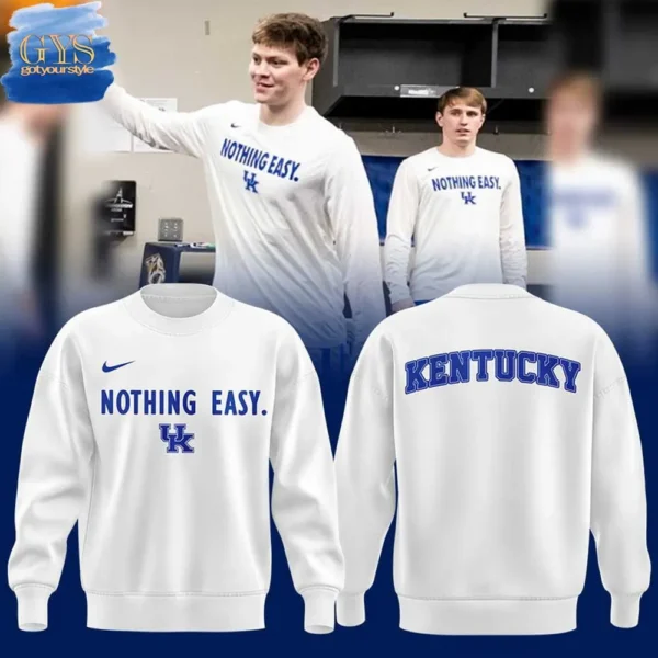 Kentucky Men's Basketball Nothing Easy Uniform Sweatshirt