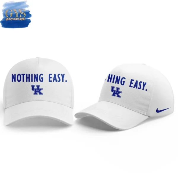 Kentucky Men's Basketball Nothing Easy Uniform Sweatshirt - Image 5