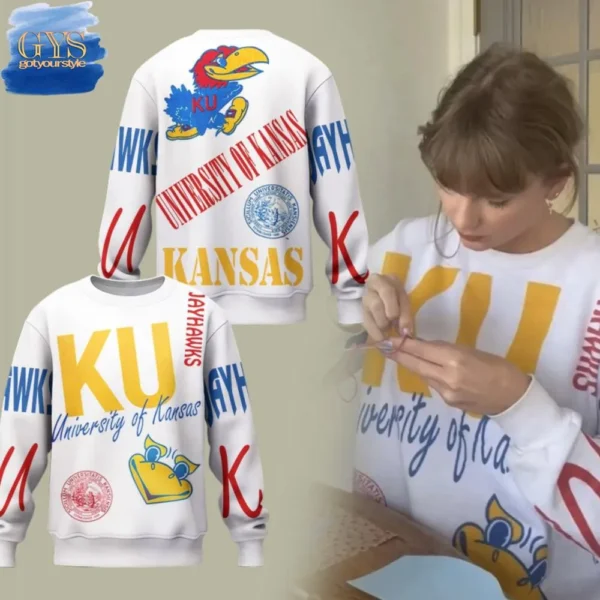 Kansas Jayhawks x Taylor Swift Limited Edition Sweatshirt