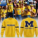 Michigan Softball Limited Edition Yellow Sweatshirt