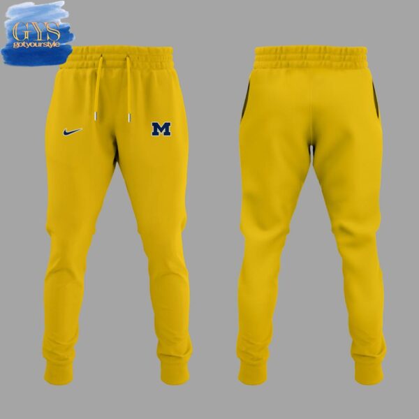 Michigan Softball Limited Edition Yellow Sweatshirt - Image 4