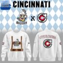 Cincinnati Cyclones Zinzinnati Steins White Sweatshirt