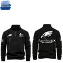 Philadelphia Eagles Super Bowl LIX 2025 Black Sweatshirt