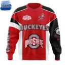 Ohio State Football 2025 CFP National Champions Black Red Sweatshirt