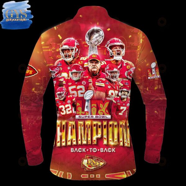 Kansas City Chiefs Super Bowl LIX Champions Sweatshirt - Image 3