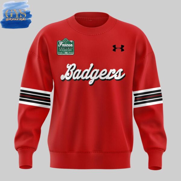 Wisconsin Badgers 2025 Frozen Confines Sweatshirt - Image 2