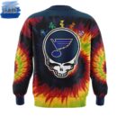 St. Louis Blues Grateful Dead Night Tie Dye Sweatshirt