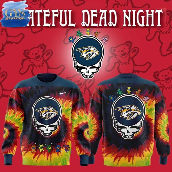 Nashville Predators Grateful Dead Night Sweatshirt
