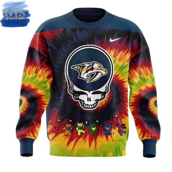Nashville Predators Grateful Dead Night Sweatshirt - Image 2