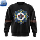 Winnipeg Jets 2025 Ukrainian Heritage Night Sweatshirt