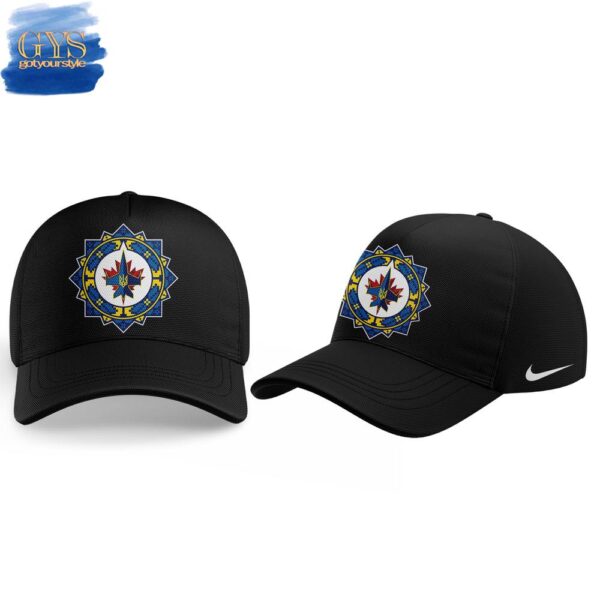 Winnipeg Jets 2025 Ukrainian Heritage Night Sweatshirt - Image 5