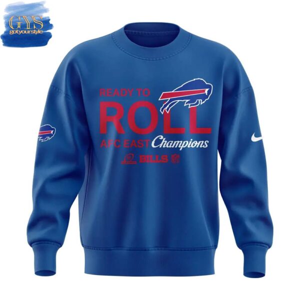 Buffalo Bills Ready To Roll AFC East Champions Limited Edition Sweatshirt - Image 2