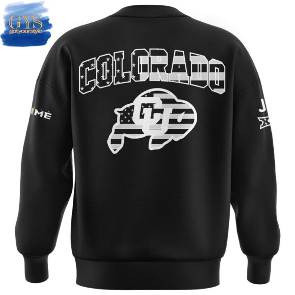 Colorado Buffaloes Prime Coach American Flag Special Edition Sweatshirt - Image 3