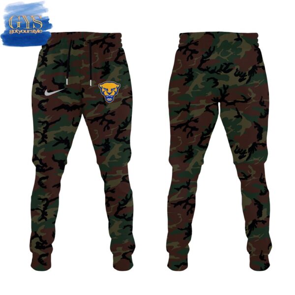 Pittsburgh Panthers 2025 Military Appreciation Camo Sweatshirt - Image 4