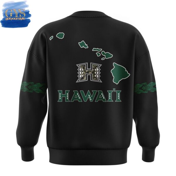 Hawaii Rainbow Warriors Military Night 2025 Limited Edition Sweatshirt - Image 2