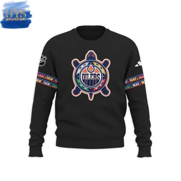 Edmonton Oilers Indigenous Celebration 2025 Limited Edition Sweatshirt - Image 2