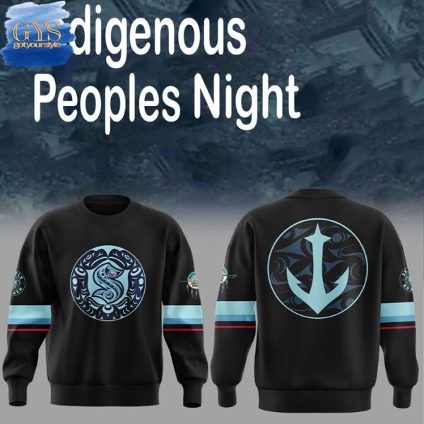 Seattle Kraken Indigenous Peoples Night 2025 Sweatshirt Jogger Cap
