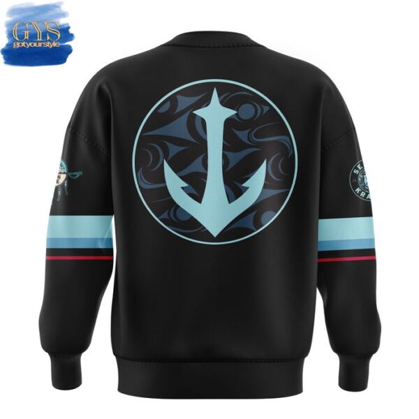 Seattle Kraken Indigenous Peoples Night 2025 Sweatshirt Jogger Cap - Image 3