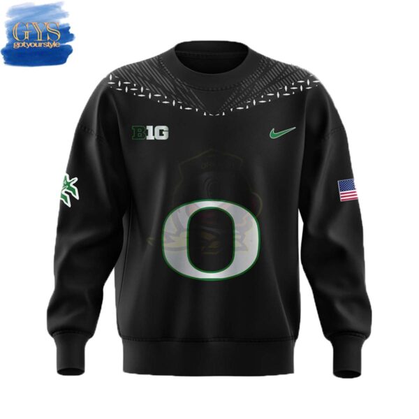 Oregon Football Disrupt the Darkness Game 2025 Sweater - Image 2
