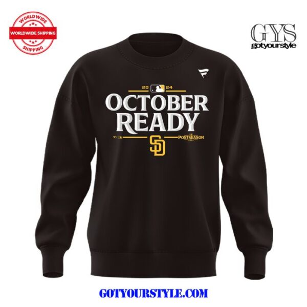 San Diego Padres 2025 MLB Postseason Locker Room Sweatshirt - Image 2